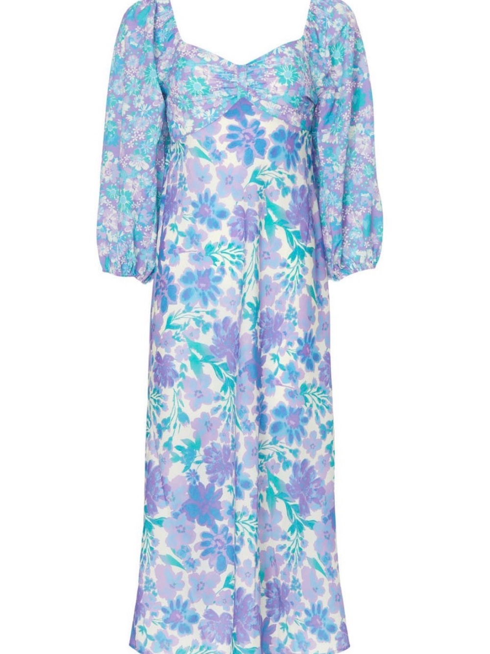 Louna
Blue Floral Midi Dress